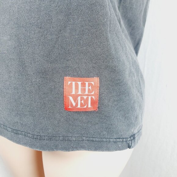 The Met x PacSun Women's Black Metropolitan Oversized Short Sleeve T-Shirt Sz S - Picture 6 of 8